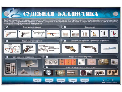 Электрифицированный стенд "Судебная баллистика"