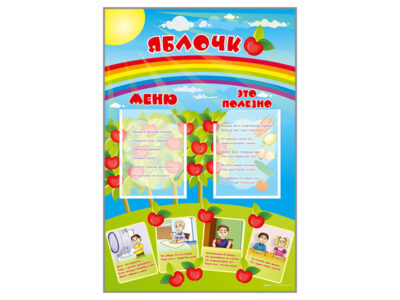 Стенд-меню "Яблочко"