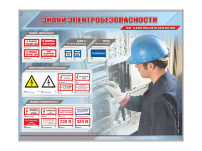 Стенд "Знаки электробезопасности“