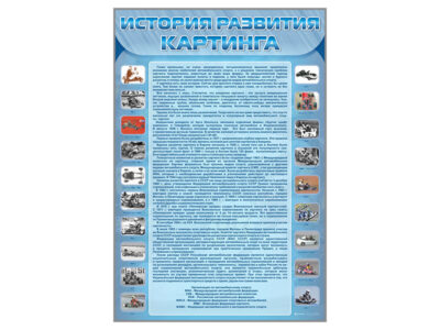 Стенд "История развития картинга"