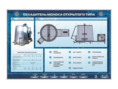 Электрифицированный стенд "Охладитель молока открытого типа"