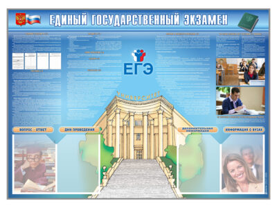 Стенд-уголок "Единый государственный экзамен"
