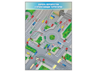 Стенд "Дороги, перекрестки и прилегающие территории"
