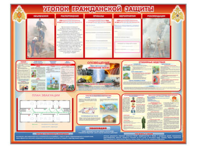 Стенд-уголок "Уголок гражданской защиты"