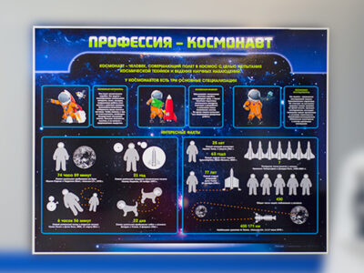 Стенд "Профессия - космонавт"