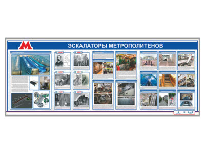 Электрифицированный стенд "Эскалаторы метрополитенов"