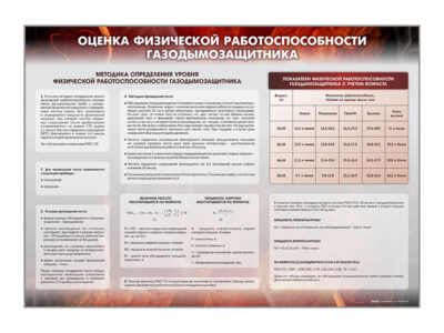 Стенд "Оценка физической работоспособности газодымозащитника"