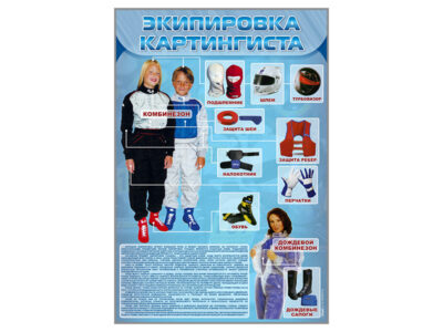 Стенд "Экипировка картингиста"