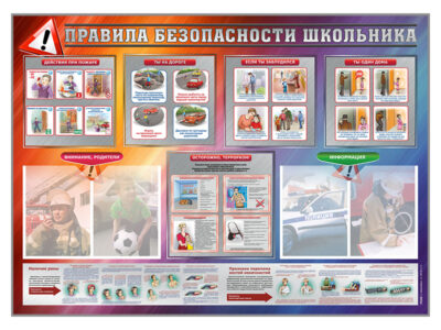 Стенд-уголок "Правила безопасности школьника"
