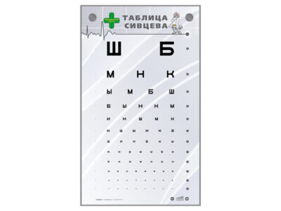 Стенд интерактивный "Таблица Сивцева"