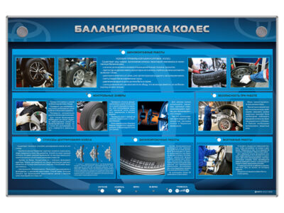 Электрифицированный интерактивный стенд "Балансировка колес"