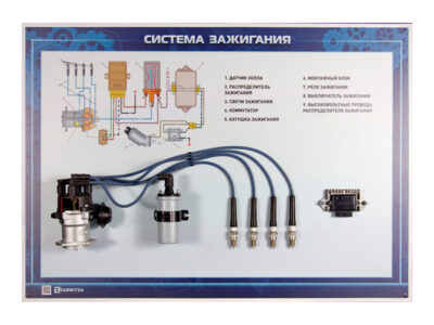 Стенд с разрезными агрегатами "Система зажигания" (категория "B")