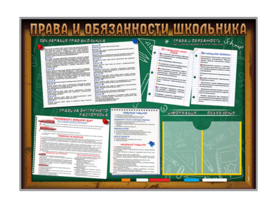 Стенд-уголок "Права и обязанности школьника"