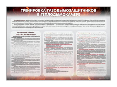 Стенд "Тренировка газодымозащитников в теплодымокамере"