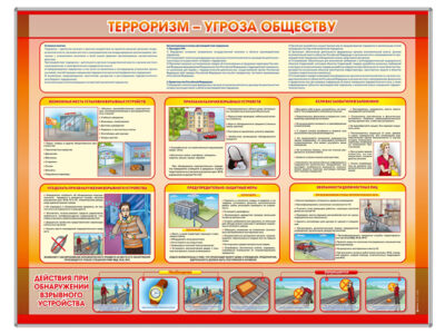 Стенд "Терроризм угроза обществу"