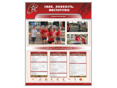 Стенд "Сила, ловкость, мастерство"