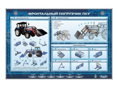 Электрифицированный стенд "Фронтальный погрузчик ПКУ"