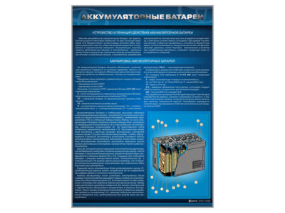 Стенд "Аккумуляторные батареи"
