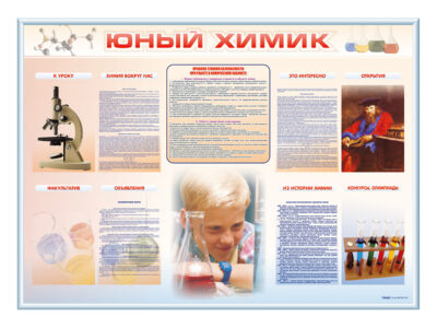 Стенд-уголок "Юный химик"