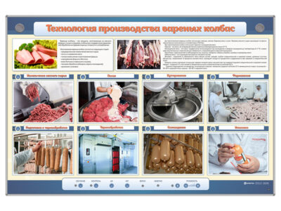 Электрифицированный стенд "Технология производства вареных колбас"
