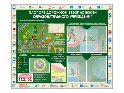 Стенд-уголок "Паспорт дорожной безопасности образовательного учреждения"