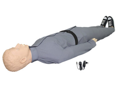 "Александр М-04" тренажер-манекен взрослого пострадавшего для отработки приемов сердечно-легочной реанимации (голова, торс, конечности) со светозвуковым индикатором